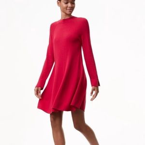 NWT Mock Neck Swing Sweater Dress